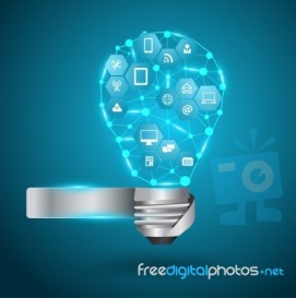 creative-light-bulb-with-technology-business-network-process-100217432